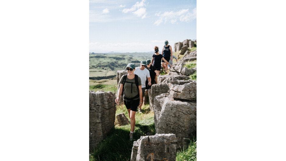 Amazing limestone rocks to walk through and beside.