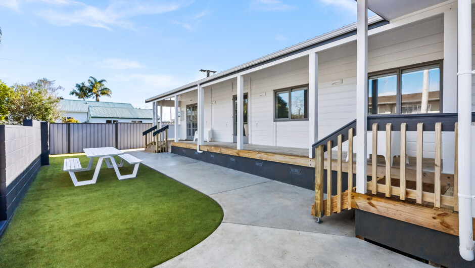 Outdoor chill area of the Main Villa