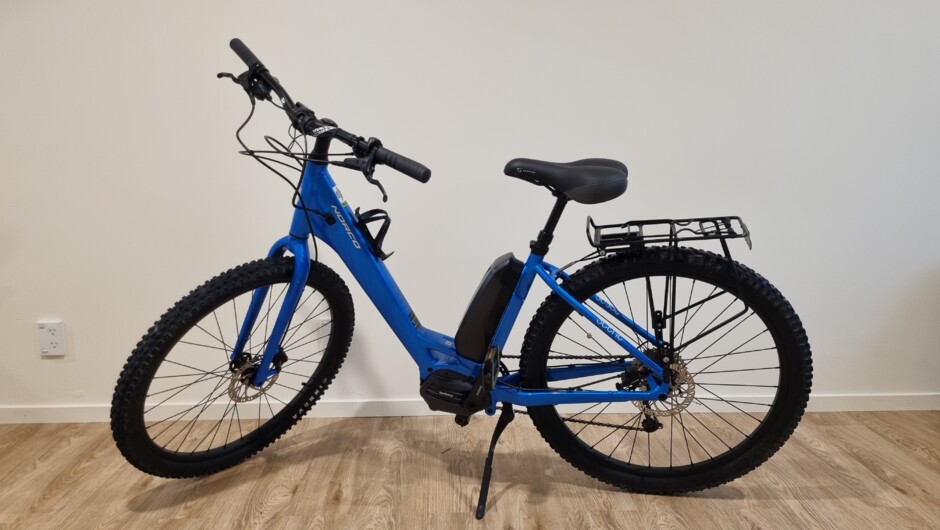 Step-through E-bikes.