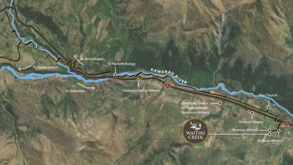 We are the last stop along the scenic Gibbston Wine Trail