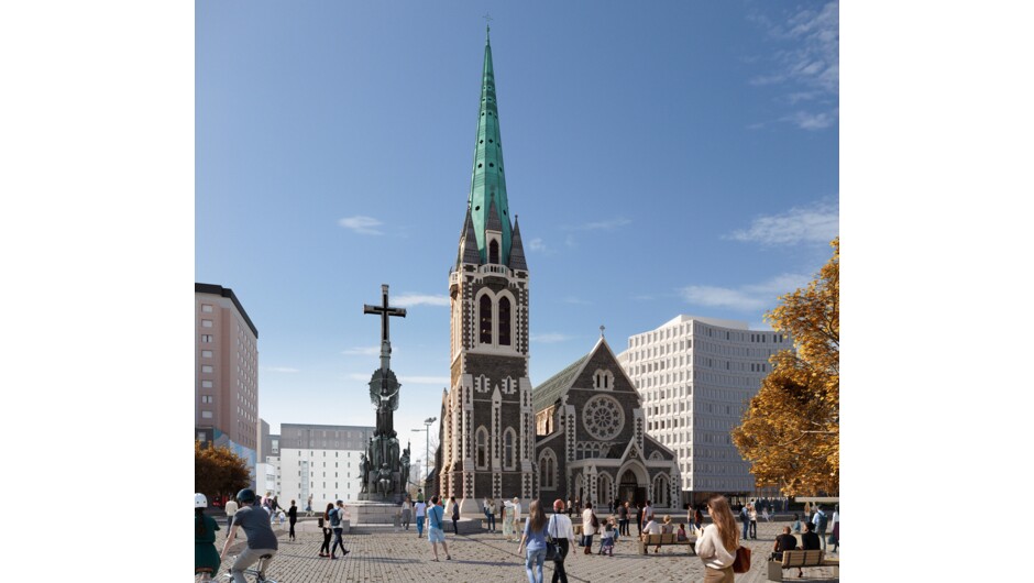 The Christ Church Cathedral as it will be on full restoration
