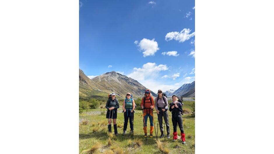 Happy trekkers return to the Cass Valley