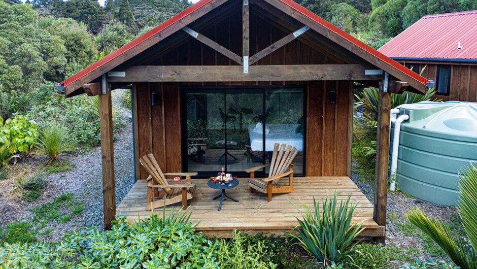 Kotare Cottage deck