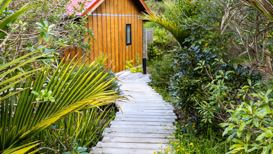 Path to Ruru Cottage