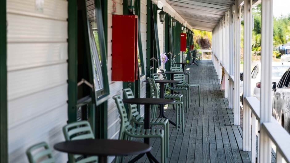 Enjoy the peace and comfort of our cabin-style stay.