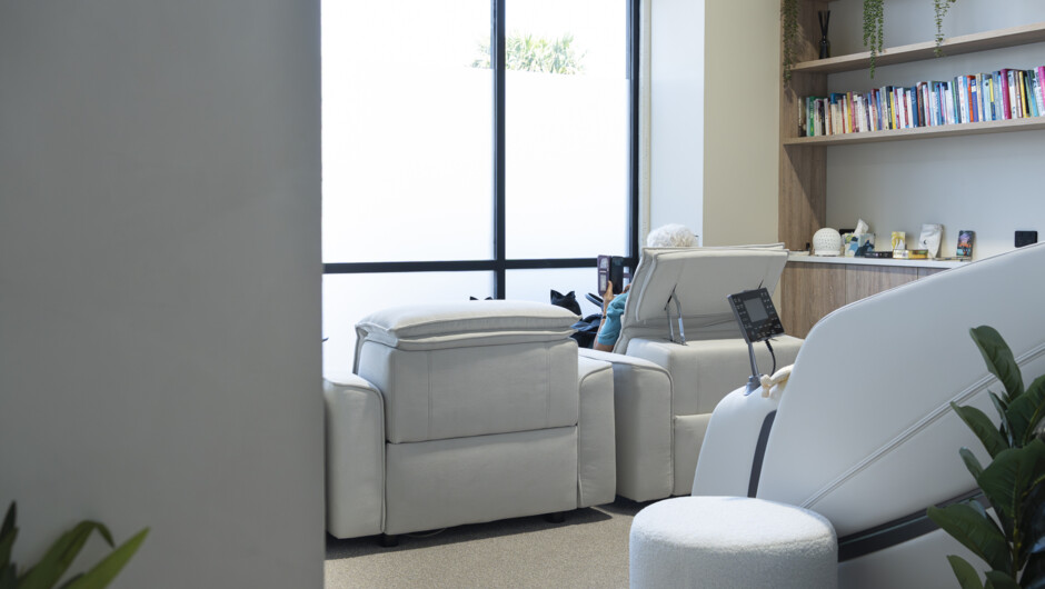 Recovery Lounge with Massage Chairs