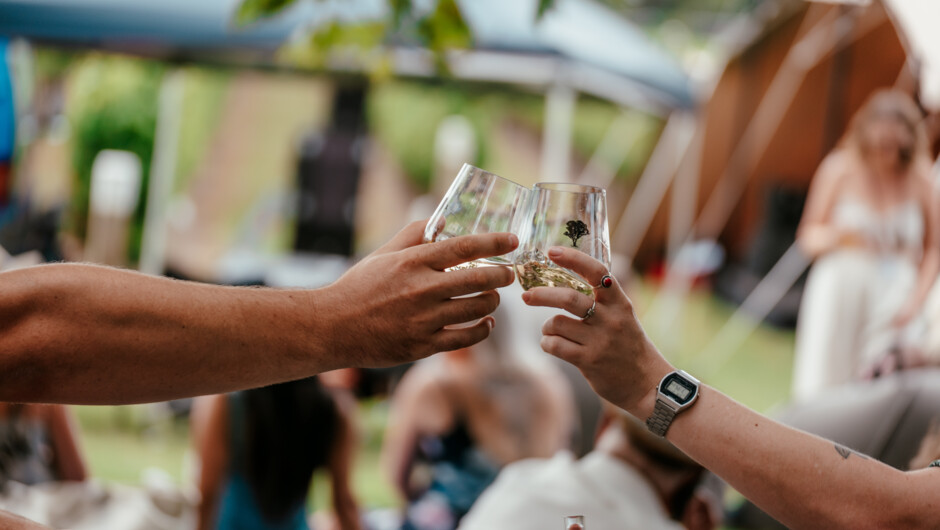 Cheers!  Jackson Estates Summer Vines Festival.