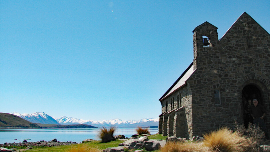 Lake Tekapo with Church of the Good Shepherd