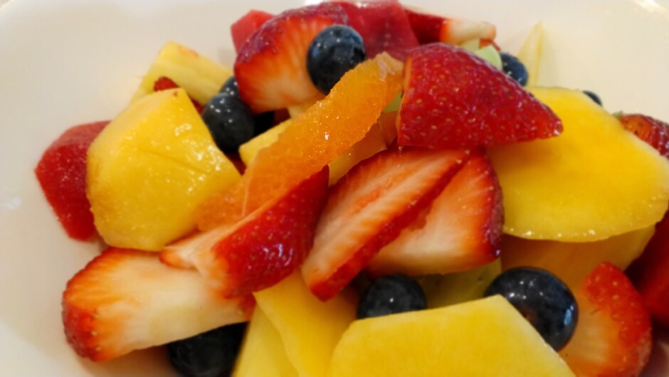 Fresh fruit salad daily
