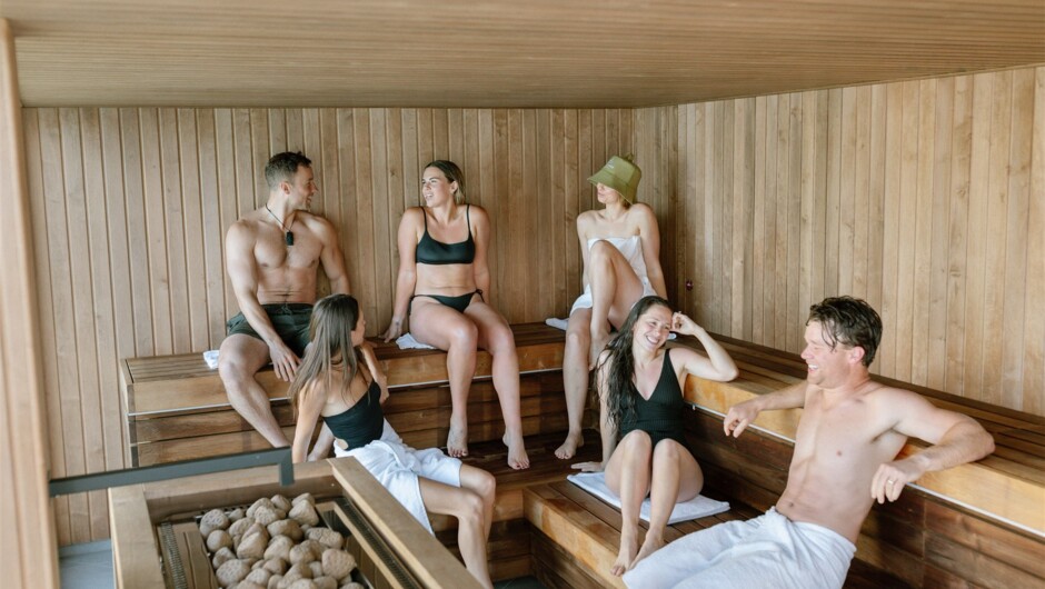 Large sauna