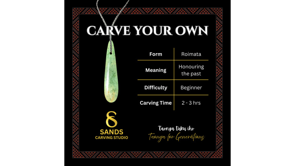 Carve Your Own Roimata - information