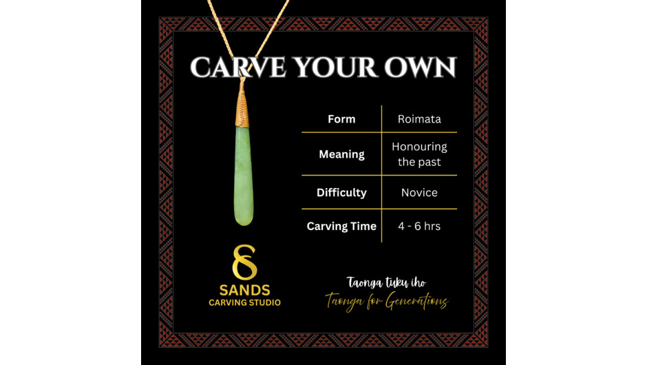 Carve Your Own Roimata - information