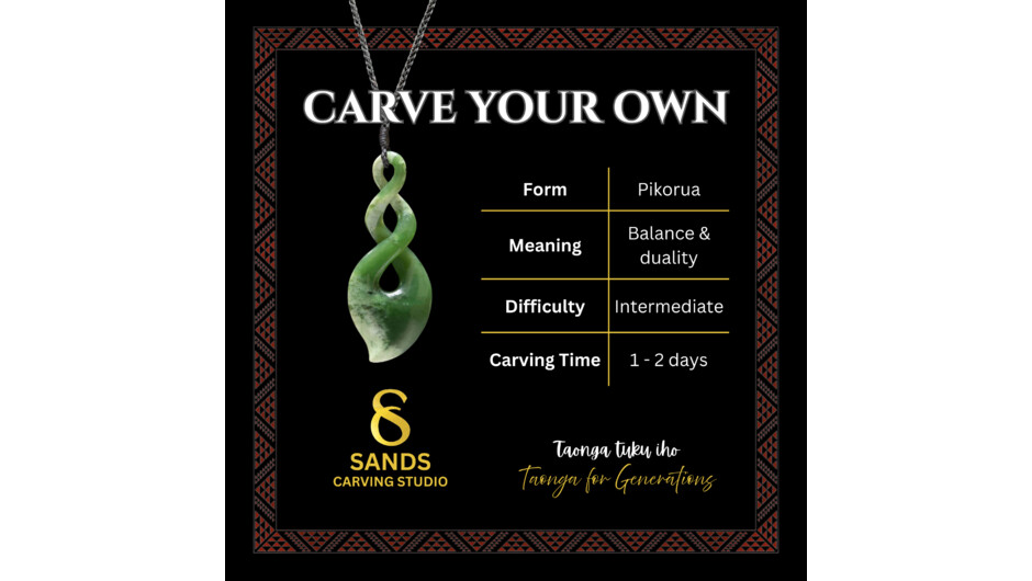 Carve Your Own Pikorua - information