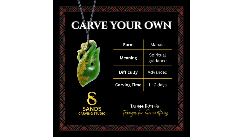 Carve Your Own Manaia - information