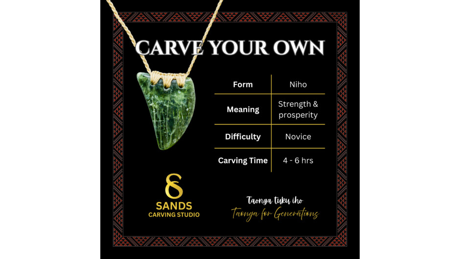 Carve Your Own Niho - Information