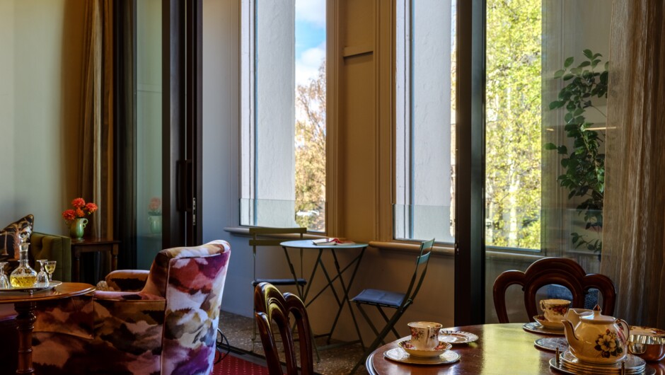 Gaynor view of balcony from living area