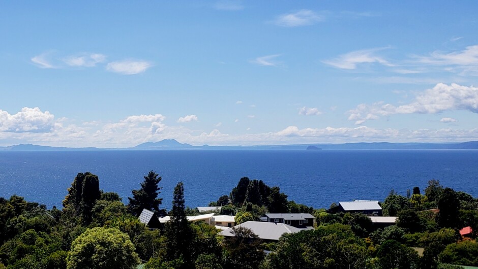 Overlooking Lake Taupō