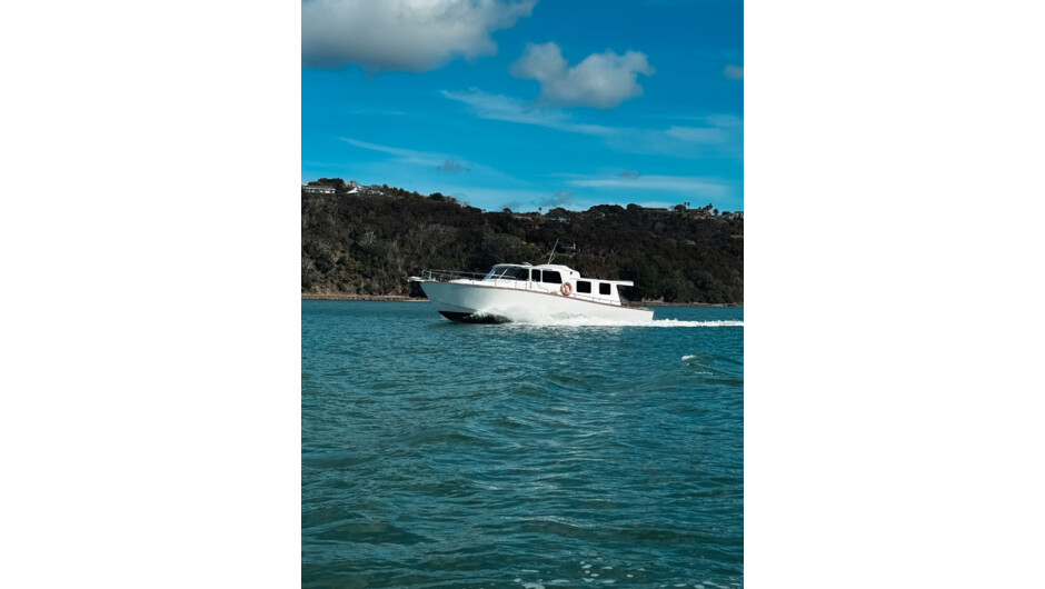 Norma Jean boasts a full walk around deck with ample room fore and aft for many anglers to take up. Lots of comfortable seating around the boat makes those 2-hour trips go by in a flash. She has a carrying capacity of 30 people, and with berths enough for