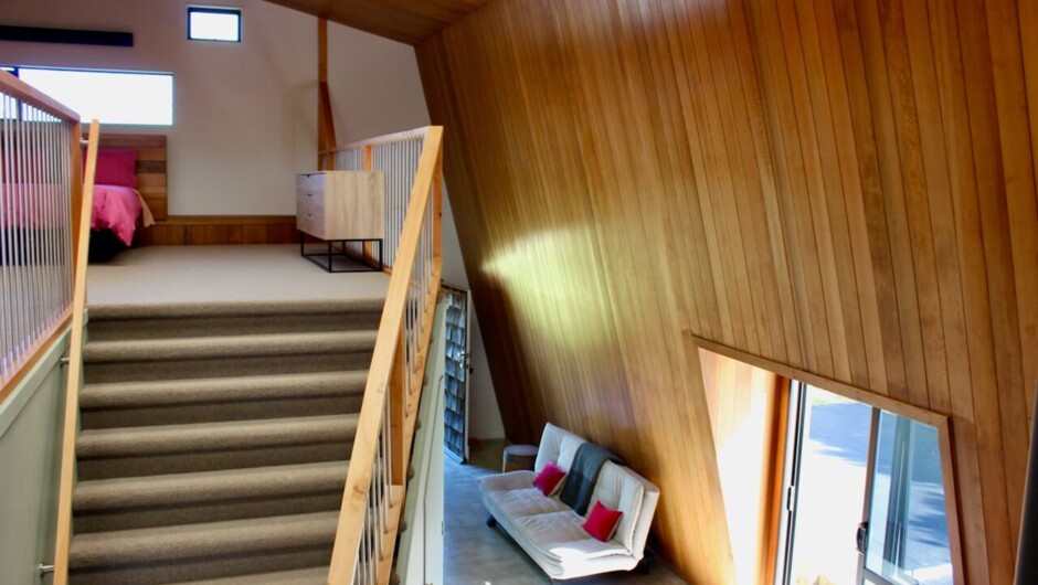 Entranceway seen from the mezzanine