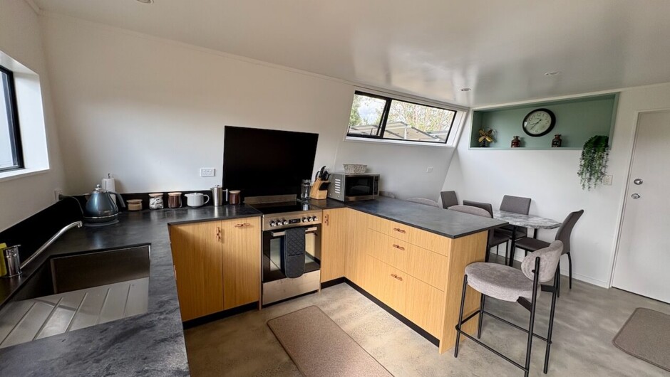 Kitchen and dining area on the ground floor