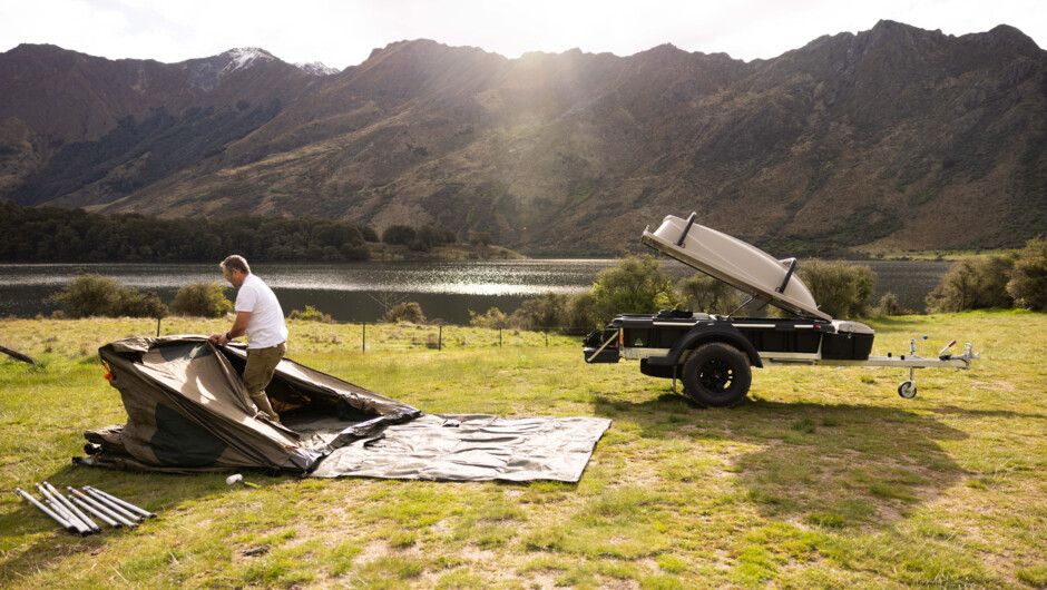 Camp Easy Base Pod Quick Pop Up Tent Hire Package