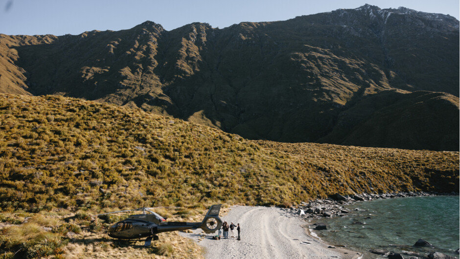 Land at lakes 1000 metres above sea level, with stunning alpine scenery