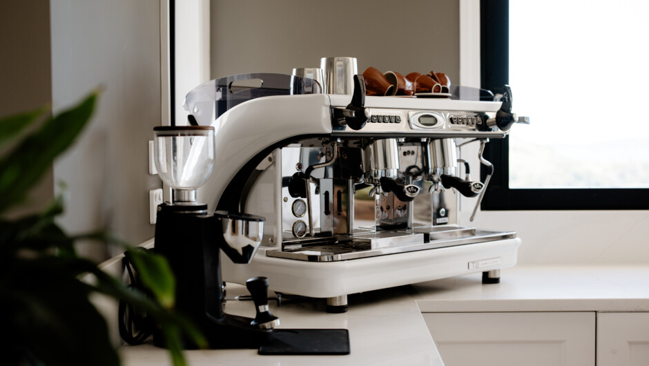 Our cafe quality espresso machine