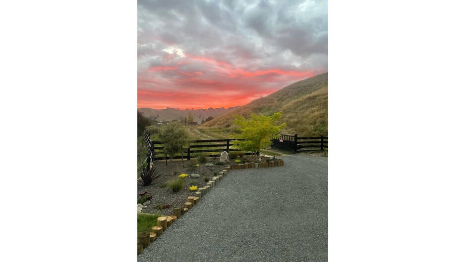 Sunset from Stag house