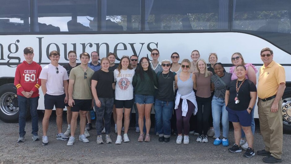 We welcome students from around the world to see how we farm