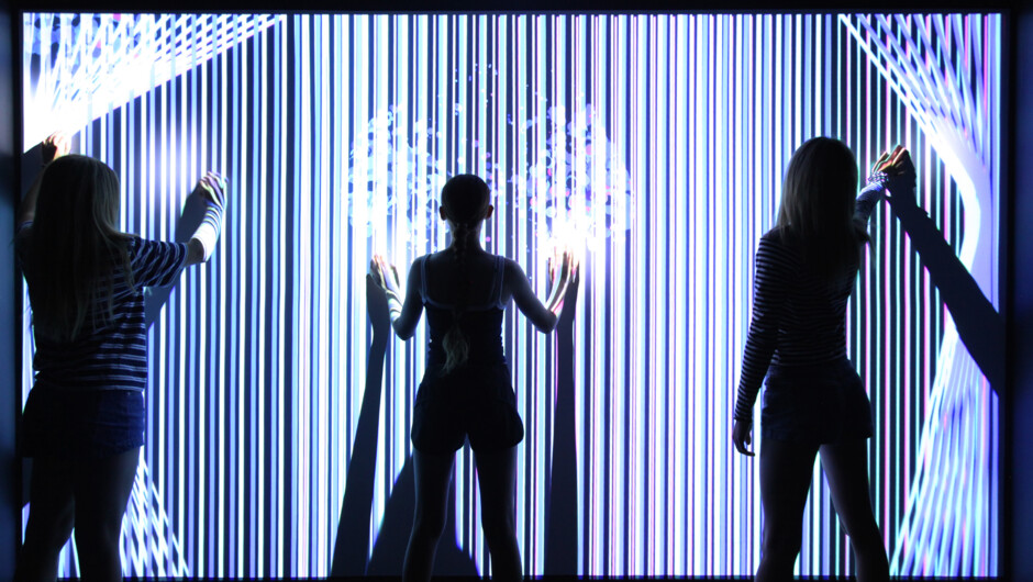 One of our stunning interactive large scale projection.