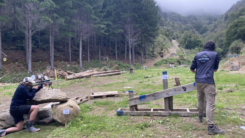 Shooting stages on the Range