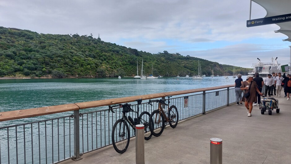 Waiting for the ferry Waiheke Island