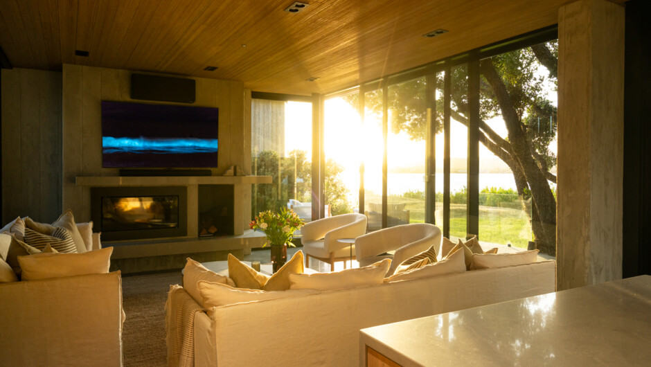 Golden hour, view from main living area
