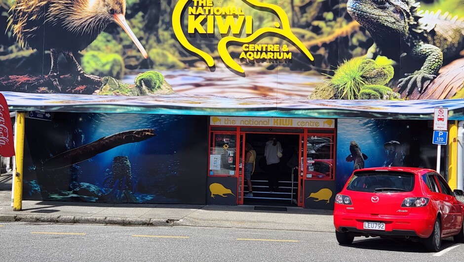 New frontage on Tancred Street Hokitika.