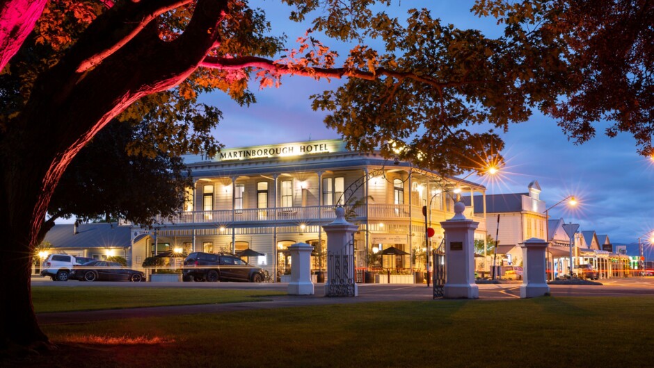 Dusk at the Hotel