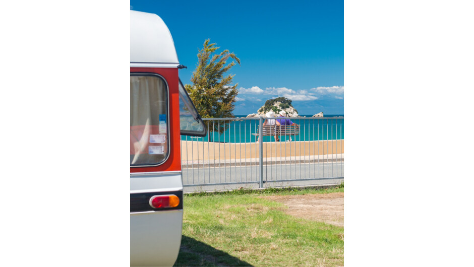 Front row beach view