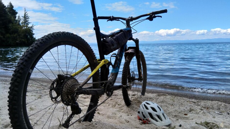 Parked up ready to load bikes