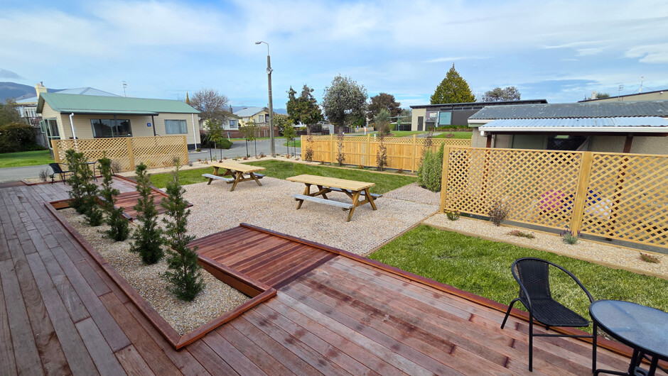 Accessible motels outdoor area