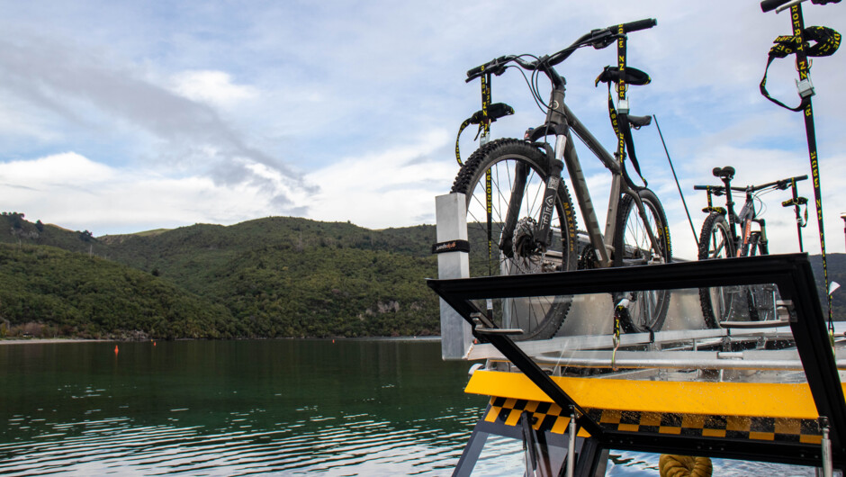 Our Bike racking system is specifically designed to keep bikes stowed away safely.