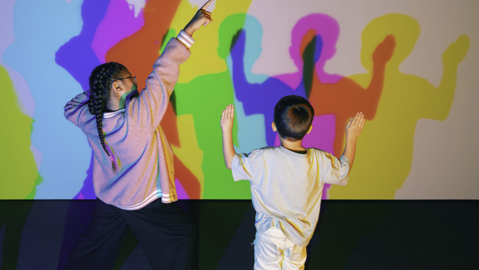 Play with light and colour in Te Puawānanga Science and Technology Centre