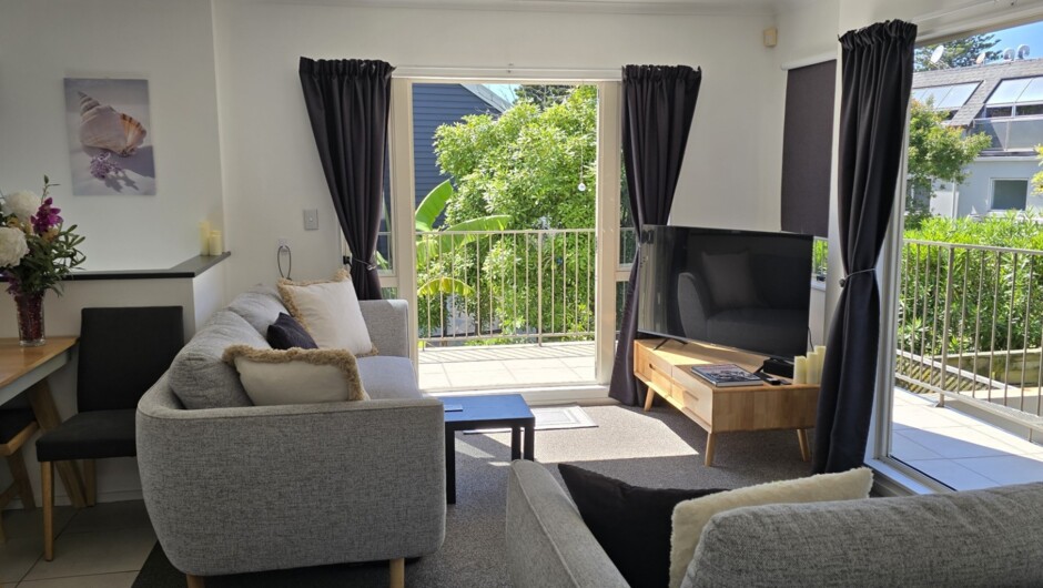 Open plan living area