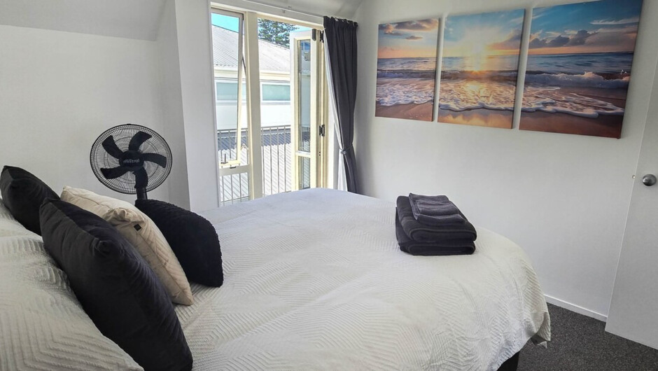 Bedroom 1 with separate balcony