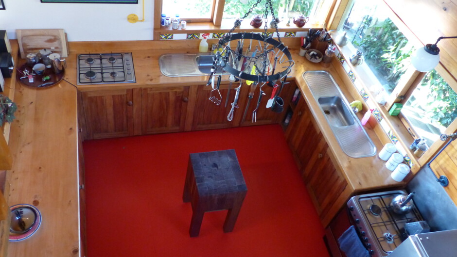 Shared guest kitchen