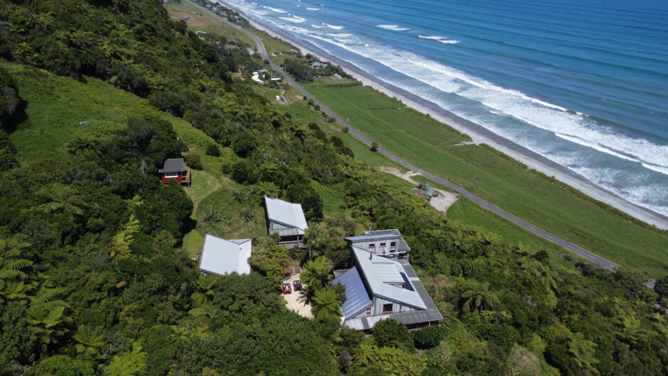 Aerial view of property location