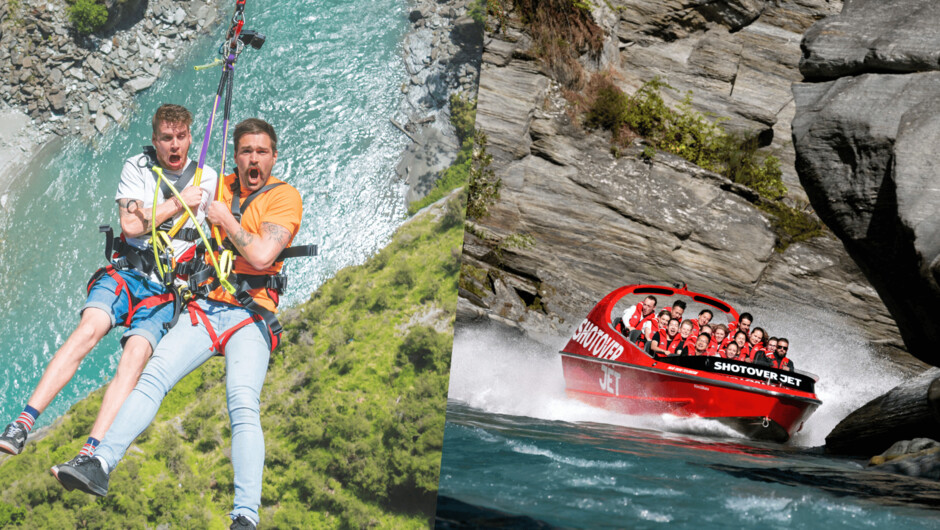 The Shotover Canyon Combo. Swing &amp; Jet your way through the famous Shotover Canyon.
