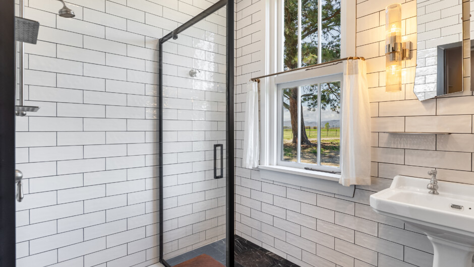 Beautifully restored bathroom