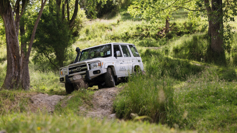 4x4 Hill Country Safari adventure at Makoura Lodge.