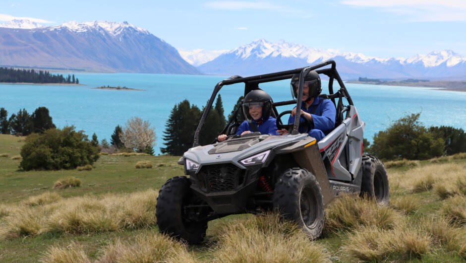 ATV with Lake Tekapo