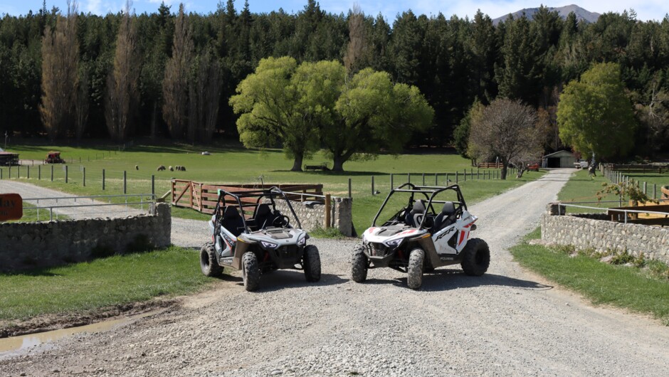ATVs at Mt Hay Station