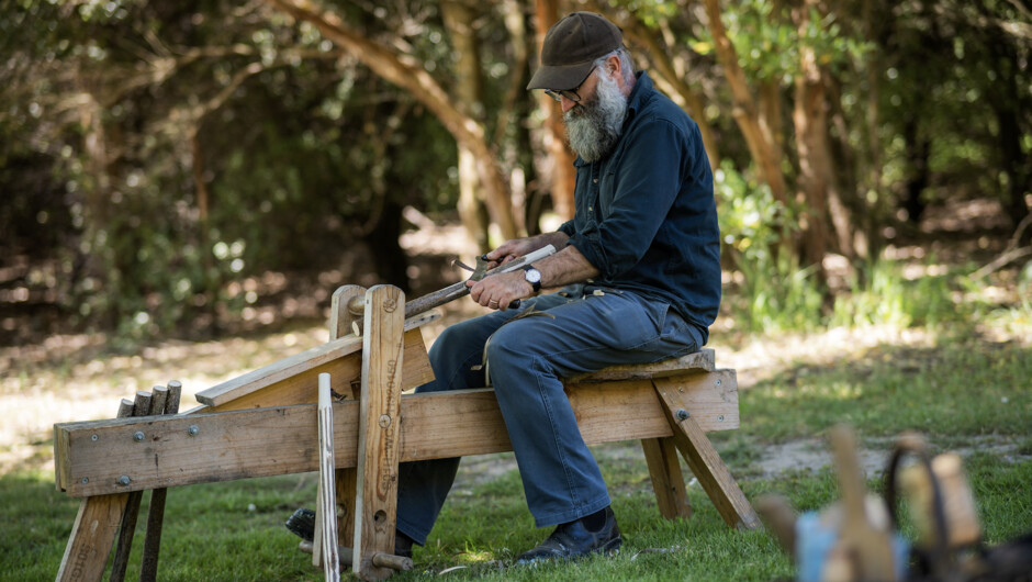 Greg Quinn stool making